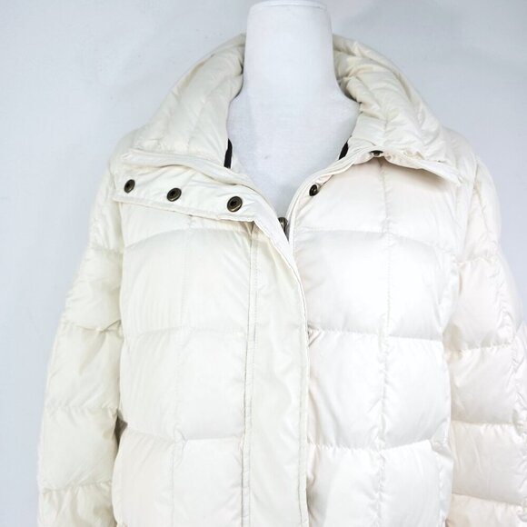 Ralph Lauren Off White Down Puffer Parka Coat Jacket - Picture 7 of 11